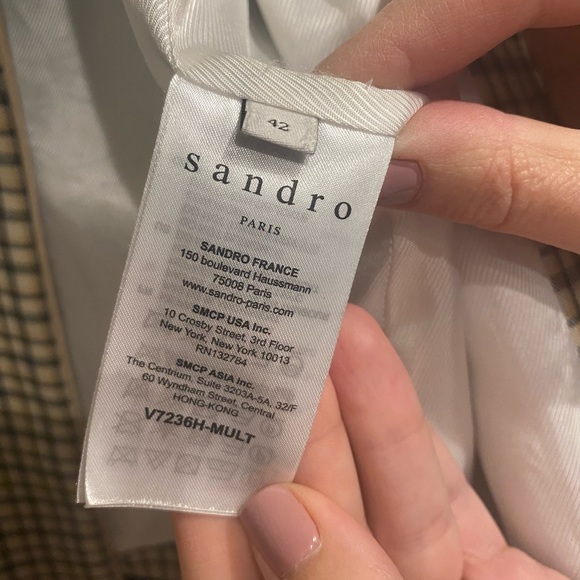 size 42 SANDRO Women’s Jacket - Picture 2 of 8
